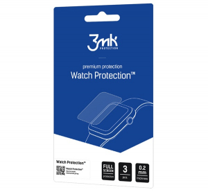 3mk WATCH PROTECTION kijelzővédő fólia 3db (full screen, ultravékony, 0.2mm, PET) ÁTLÁTSZÓ Huawei Watch Fit 4 (GP-170281)