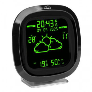 TFA Dostmann TFA.me ID-04  WLAN időj&aacute;r&aacute;sjelző &aacute;llom&aacute;s Előrejelz&eacute;s 4 napos &Eacute;rz&eacute;kelők sz&aacute;ma (max.) 5 (35.8102.01)