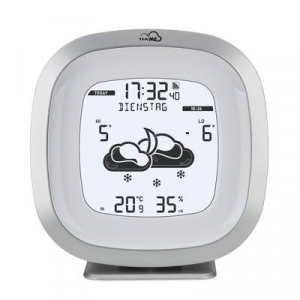 TFA Dostmann TFA.me ID-03  WLAN időj&aacute;r&aacute;sjelző &aacute;llom&aacute;s Előrejelz&eacute;s 4 napos &Eacute;rz&eacute;kelők sz&aacute;ma (max.) 5 (35.8101.54)