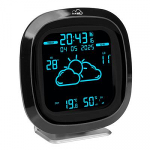TFA Dostmann TFA.me ID-04  WLAN időj&aacute;r&aacute;sjelző &aacute;llom&aacute;s Előrejelz&eacute;s 4 napos &Eacute;rz&eacute;kelők sz&aacute;ma (max.) 5 (35.8102.01)