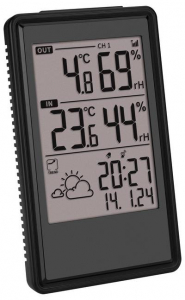 TFA Dostmann ETNA  Vezet&eacute;k n&eacute;lk&uuml;li időj&aacute;r&aacute;sjelző &aacute;llom&aacute;s Előrejelz&eacute;s 6 - 12 &oacute;ra &Eacute;rz&eacute;kelők sz&aacute;ma (max.) 3 (35.1173.01)