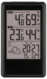 TFA Dostmann ETNA  Vezet&eacute;k n&eacute;lk&uuml;li időj&aacute;r&aacute;sjelző &aacute;llom&aacute;s Előrejelz&eacute;s 6 - 12 &oacute;ra &Eacute;rz&eacute;kelők sz&aacute;ma (max.) 3 (35.1173.01)