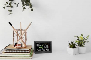 Techno Line CO2, hő- &eacute;s p&aacute;ratartalom m&eacute;rőműszer, Technoline (WL1028)