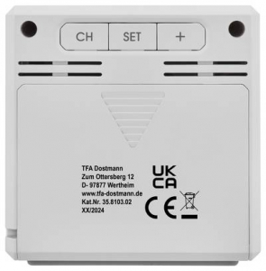 TFA Dostmann TFA.me Starter Set WLAN Gateway ID-01 mit 3 Sendern ID-A3 Vezet&eacute;k n&eacute;lk&uuml;li digit&aacute;lis hőm&eacute;rő Feh&eacute;r (35.8104.02)