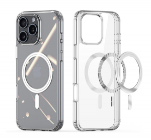 Dux Ducis CLIN szilikon telefonv&eacute;dő (&uuml;t&eacute;s&aacute;ll&oacute;s&aacute;g, l&eacute;gp&aacute;rn&aacute;s sarok, MagSafe) &Aacute;TL&Aacute;TSZ&Oacute; Apple iPhone 16 Pro (GP-160635)