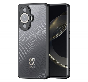 Dux Ducis AIMO szilikon telefonv&eacute;dő (&uuml;t&eacute;s&aacute;ll&oacute;s&aacute;g, kamerav&eacute;dő, matt, hull&aacute;m) FEKETE Huawei Nova 11 Pro (GP-146950)