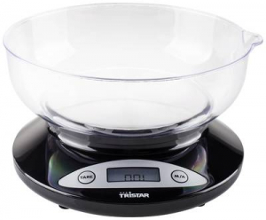 Tristar Konyhai m&eacute;rleg digit&aacute;lis m&eacute;rősk&aacute;l&aacute;val M&eacute;r&eacute;si tartom&aacute;ny (max.)=2 kg (KW-2430)