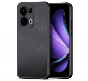 Dux Ducis AIMO szilikon telefonv&eacute;dő (&uuml;t&eacute;s&aacute;ll&oacute;s&aacute;g, kamerav&eacute;dő, matt, hull&aacute;m) FEKETE Oppo Reno 13 Pro (GP-167657)