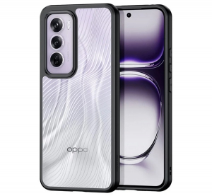 Dux Ducis AIMO szilikon telefonv&eacute;dő (&uuml;t&eacute;s&aacute;ll&oacute;s&aacute;g, kamerav&eacute;dő, matt, hull&aacute;m) FEKETE Oppo Reno 12 Pro (GP-159242)