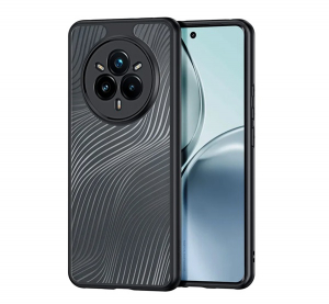 Dux Ducis AIMO szilikon telefonv&eacute;dő (&uuml;t&eacute;s&aacute;ll&oacute;s&aacute;g, kamerav&eacute;dő, matt, hull&aacute;m) FEKETE Realme 14 Pro (GP-168609)