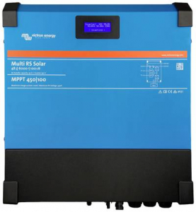 Victron Energy Inverter Wechselrichter / Hybrid Ladeger&auml;t Victron Multi RS Solar 48/6000/100-450/100 5300 W 120 V - 230 V Be&eacute;p&iacute;tett t&ouml;lt&eacute;sszab&aacute;lyoz&oacute;,