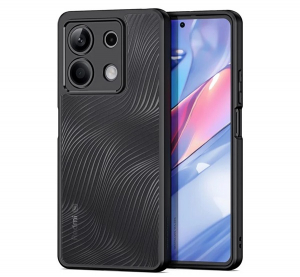 Dux Ducis AIMO szilikon telefonv&eacute;dő (&uuml;t&eacute;s&aacute;ll&oacute;s&aacute;g, kamerav&eacute;dő, matt, hull&aacute;m) FEKETE Xiaomi Redmi Note 13 5G (GP-154773)