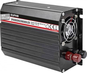 Eufab Inverter 300W 12 230V 12 V/DC - 230 V/AC (16481)