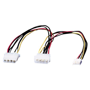 Roline Y t&aacute;pk&aacute;bel Molex -> Molex + FDD 30cm (11.03.1010-100)