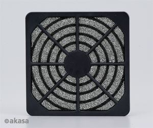 Akasa mosható ventilátor szűrő 8cm fekete (GRM80-30)