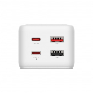 FIXED h&aacute;l&oacute;zati USB t&ouml;ltő GaN III technol&oacute;gia 65W 1.5m  feh&eacute;r (FIXCS65-1.5-WH)