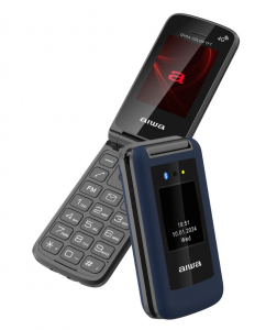 Aiwa FP-30-4G/BL Kettős SIM kártya fogadására képes 4G telefon -  Egyszerűség, Megbízhatóság, Funkcionalitás! (FP-30-4G-BL)