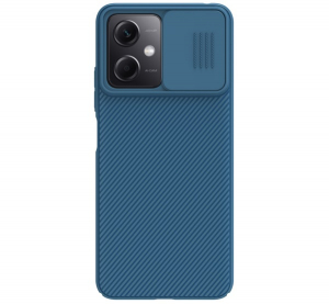 Nillkin CAMSHIELD szilikon telefonv&eacute;dő (&uuml;t&eacute;s&aacute;ll&oacute;s&aacute;g, kamerav&eacute;dő, cs&iacute;kos) S&Ouml;T&Eacute;TK&Eacute;K Xiaomi Redmi Note 12 5G / Poco X5 5G (GP-136695)