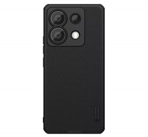 Nillkin SUPER FROSTED PRO MAGNETIC műanyag telefonv&eacute;dő (m&aacute;gneses, &uuml;t&eacute;s&aacute;ll&oacute;s&aacute;g, gum&iacute;rozott) FEKETE Xiaomi Poco X6 / Redmi Note 13 Pro 5G (GP-154821)