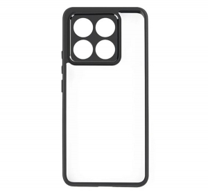 Szilikon telefonv&eacute;dő (&uuml;t&eacute;s&aacute;ll&oacute;s&aacute;g, &aacute;tl&aacute;tsz&oacute; h&aacute;tlap) FEKETE Xiaomi 14T "Gigapack csomagol&aacute;s" (GP-163290)
