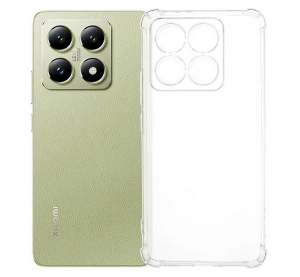 Szilikon telefonvédő (ütésállóság, légpárnás sarok) ÁTLÁTSZÓ Xiaomi 14T "Gigapack csomagolás" (GP-163095)