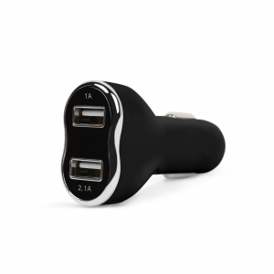 M.N.C. Aut&oacute;s szivargy&uacute;jt&oacute; adapter - 2 x USB - fekete (55054BK)