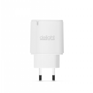 Delight Adapter - Type-C - gyorst&ouml;ltő, PD20W - feh&eacute;r (55046WH)