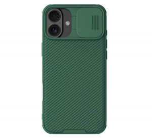 Nillkin CAMSHIELD PRO szilikon telefonv&eacute;dő (&uuml;t&eacute;s&aacute;ll&oacute;s&aacute;g, kamerav&eacute;dő, cs&iacute;kos) S&Ouml;T&Eacute;TZ&Ouml;LD Apple iPhone 16 Plus (GP-162309)