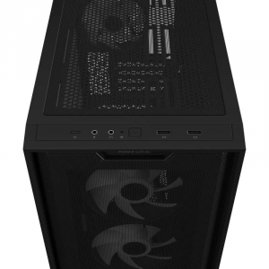 ASUS A21 Plus táp nélküli ablakos Micro-ATX ház fekete (90DC00H0-B19010)