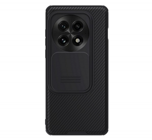 Nillkin CAMSHIELD PRO szilikon telefonv&eacute;dő (&uuml;t&eacute;s&aacute;ll&oacute;s&aacute;g, kamerav&eacute;dő, cs&iacute;kos) FEKETE OnePlus 13 5G (GP-167444)
