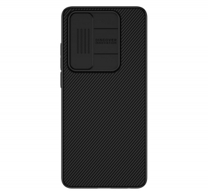 Nillkin CAMSHIELD szilikon telefonvédő (ütésállóság, kameravédő, csíkos) FEKETE OnePlus Nord CE 4 Lite (GP-161565)