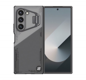 Nillkin ICEBLADE FOLD szilikon telefonv&eacute;dő (&uuml;t&eacute;s&aacute;ll&oacute;s&aacute;g, kamerav&eacute;dő, kit&aacute;maszt&oacute;, MagSafe) FEKETE Samsung Galaxy Z Fold6 (SM-F956) (GP-166264)