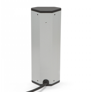 Delight Sarokeloszt&oacute; 4 x 250V, 16A 2 x USB, 2,1A alum&iacute;nium h&aacute;z (20484)