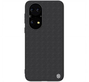 Nillkin TEXTURED szilikon telefonv&eacute;dő (&eacute;rdes fel&uuml;let, &uuml;t&eacute;s&aacute;ll&oacute;s&aacute;g, 3D) FEKETE Huawei P50 (GP-113920)