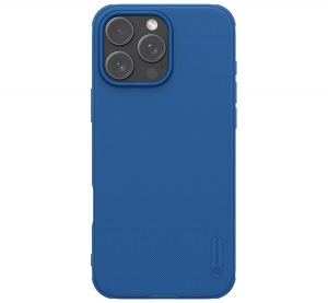 Nillkin SUPER FROSTED PRO műanyag telefonv&eacute;dő (&uuml;t&eacute;s&aacute;ll&oacute;s&aacute;g, gum&iacute;rozott, &eacute;rdes fel&uuml;let) S&Ouml;T&Eacute;TK&Eacute;K Apple iPhone 16 Pro Max (GP-162310)