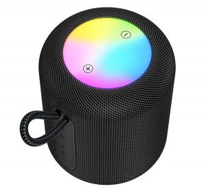 Hoco bluetooth hordozható hangszóró (v5.4, 5W TF/microSD kártyaolvasó, FM rádió, AUX) FEKETE (HC30)