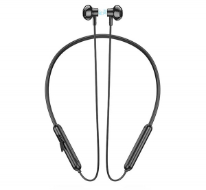 Hoco ES67 bluetooth f&uuml;lhallgat&oacute; SZTEREO (v5.3, nyakba akaszthat&oacute;, mikrofon, microSD k&aacute;rtyaolvas&oacute;, SPORT) FEKETE (ES67_B)