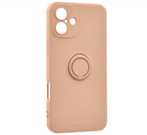 Roar AMBER szilikon telefonv&eacute;dő (tart&oacute;gyűrű, m&aacute;gneses, kamerav&eacute;dő) R&Oacute;ZSASZ&Iacute;N Apple iPhone 16 Plus (GP-160007)