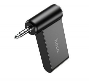 Hoco bluetooth adapter (3.5mm jack csatlakoz&oacute;, v5.0) FEKETE (E58)