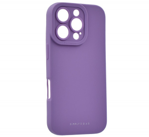 Roar LUNA szilikon telefonv&eacute;dő (ultrav&eacute;kony, matt, kamerav&eacute;dő, wireless) LILA Apple iPhone 16 Pro Max (GP-160025)