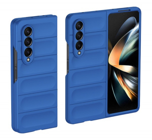 Műanyag telefonv&eacute;dő (&uuml;t&eacute;s&aacute;ll&oacute;s&aacute;g, kamerav&eacute;dő, 3D) S&Ouml;T&Eacute;TK&Eacute;K Samsung Galaxy Z Fold4 5G (SM-F936) "Gigapack csomagol&aacute;s" (GP-143525)