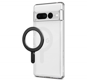 Spigen ONETAP RING &ouml;ntapad&oacute;s f&eacute;mlap (m&aacute;gneses aut&oacute;s tart&oacute;hoz ide&aacute;lis, MagSafe) FEKETE (ACP06106)