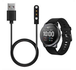 T&ouml;ltők&aacute;bel USB (m&aacute;gneses, 100cm) FEKETE Haylou LS05s / Solar "Gigapack csomagol&aacute;s" (GP-164829)