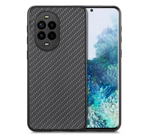 Szilikon telefonv&eacute;dő (karbon minta) FEKETE Huawei Nova 13 Pro "Gigapack csomagol&aacute;s" (GP-167983)