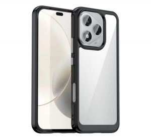 Szilikon telefonv&eacute;dő (&uuml;t&eacute;s&aacute;ll&oacute;s&aacute;g, &aacute;tl&aacute;tsz&oacute; h&aacute;tlap) FEKETE Honor 400 Lite "Gigapack csomagol&aacute;s" (GP-170326)