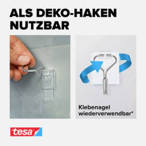 Tesa Powerstrips Small Ragaszt&oacute; kamp&oacute;k 3 db Feh&eacute;r, Nemesac&eacute;l (58620-00003-00)
