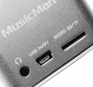 Technaxx Mini MusicMan hangszóró ezüst (3528)