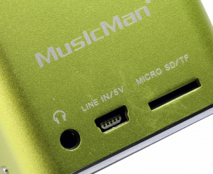 Technaxx Mini MusicMan hangszóró zöld (3529)