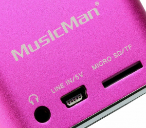 Technaxx Mini MusicMan hangszóró rózsaszín (3531)