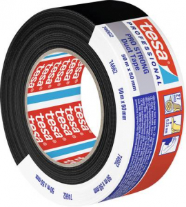 Tesa Duct Tape Pro-Strong  Repair tape Fekete (H x Sz) 50 m x 50 mm 1 db (66462-00002-00)